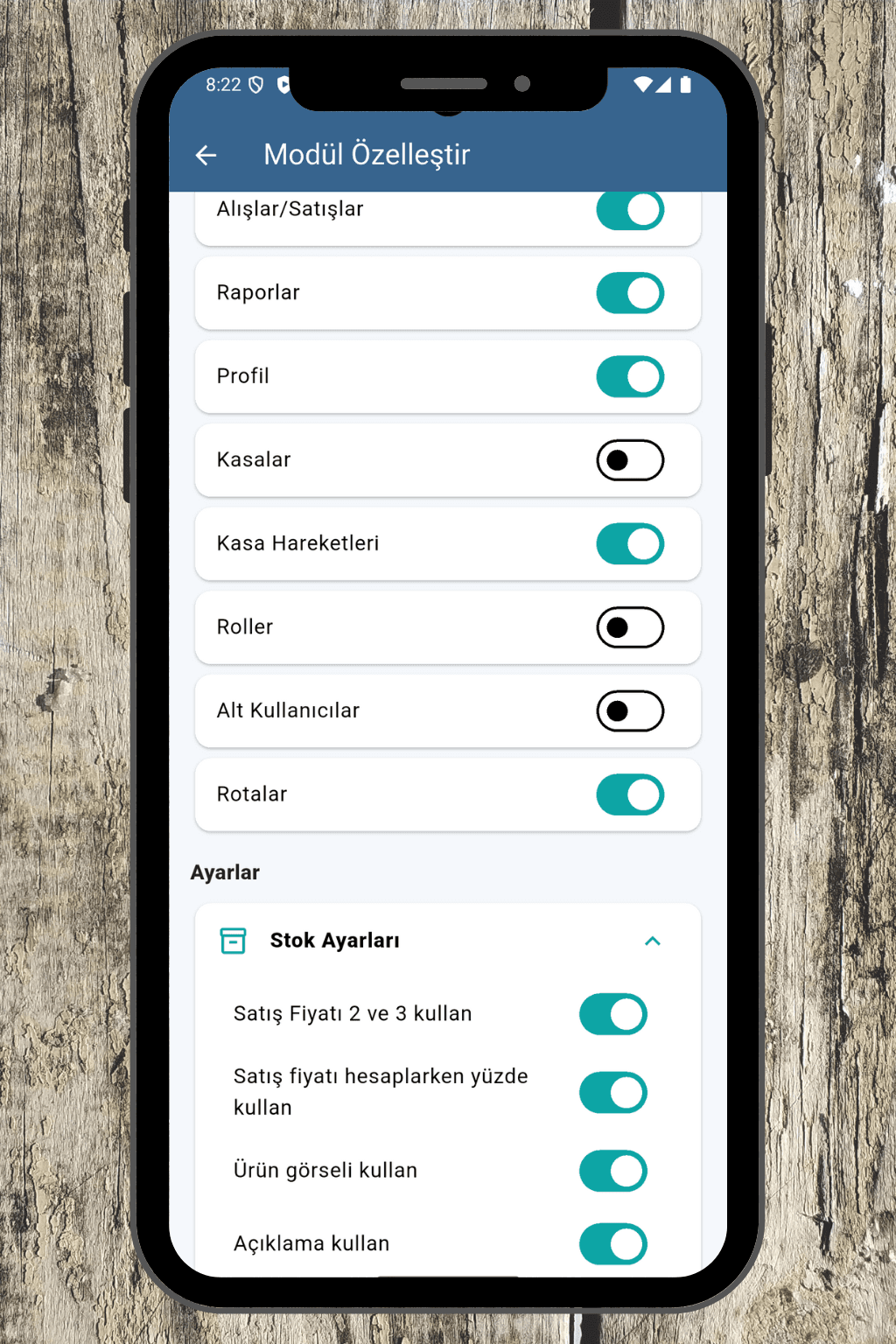 Modül Özelleştirme