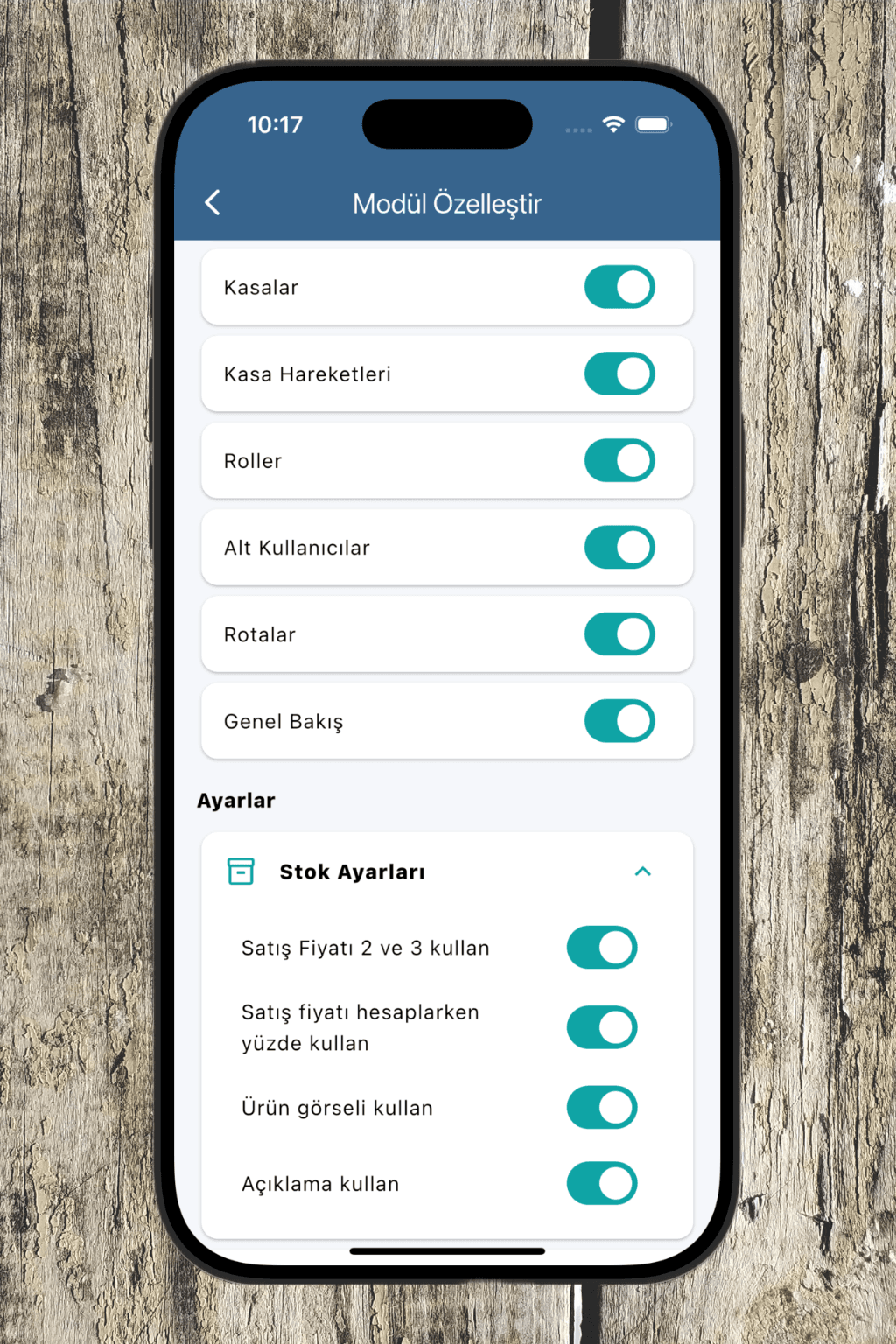Modül Özelleştirme